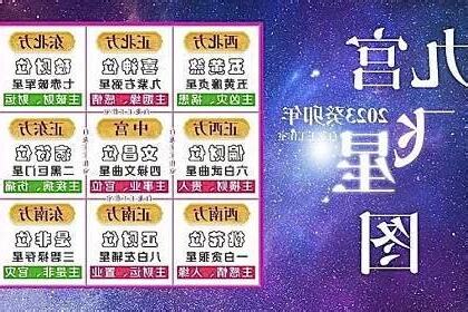 九宫飞星图 2023